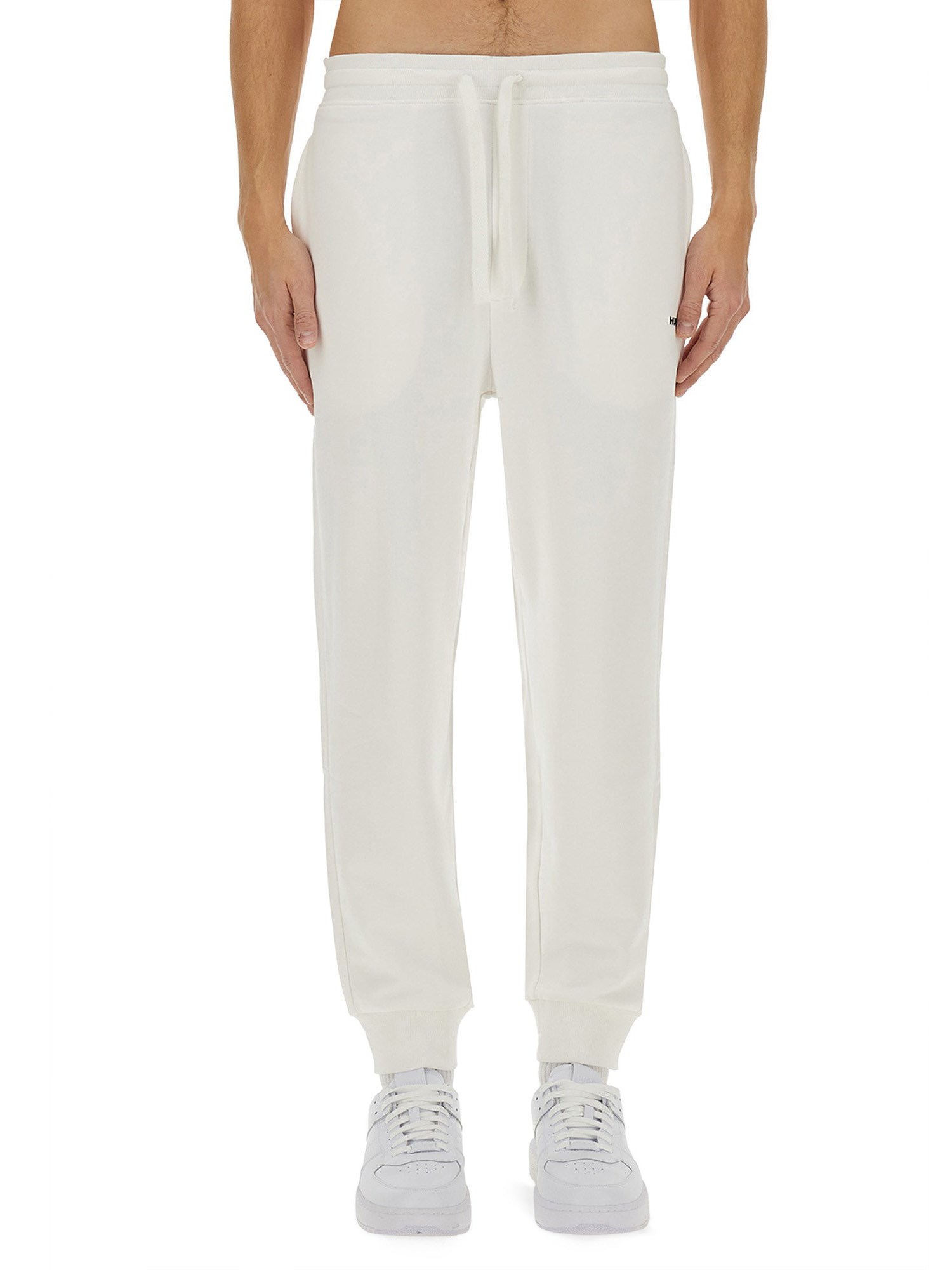 Hugo Boss Hugo Cotton Jogger Pants In White