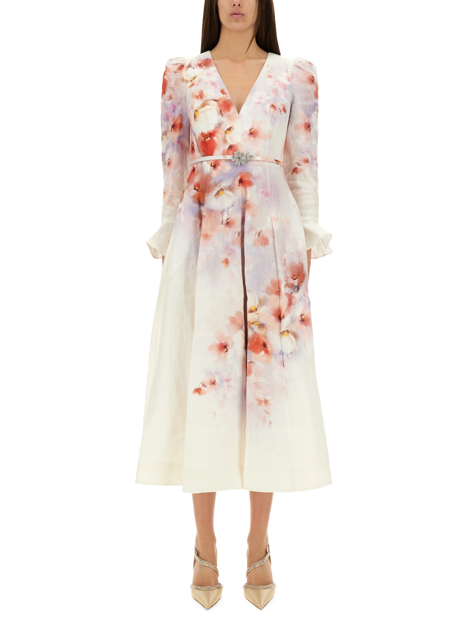 ZIMMERMANN MIDI DRESS "CRUSH" 