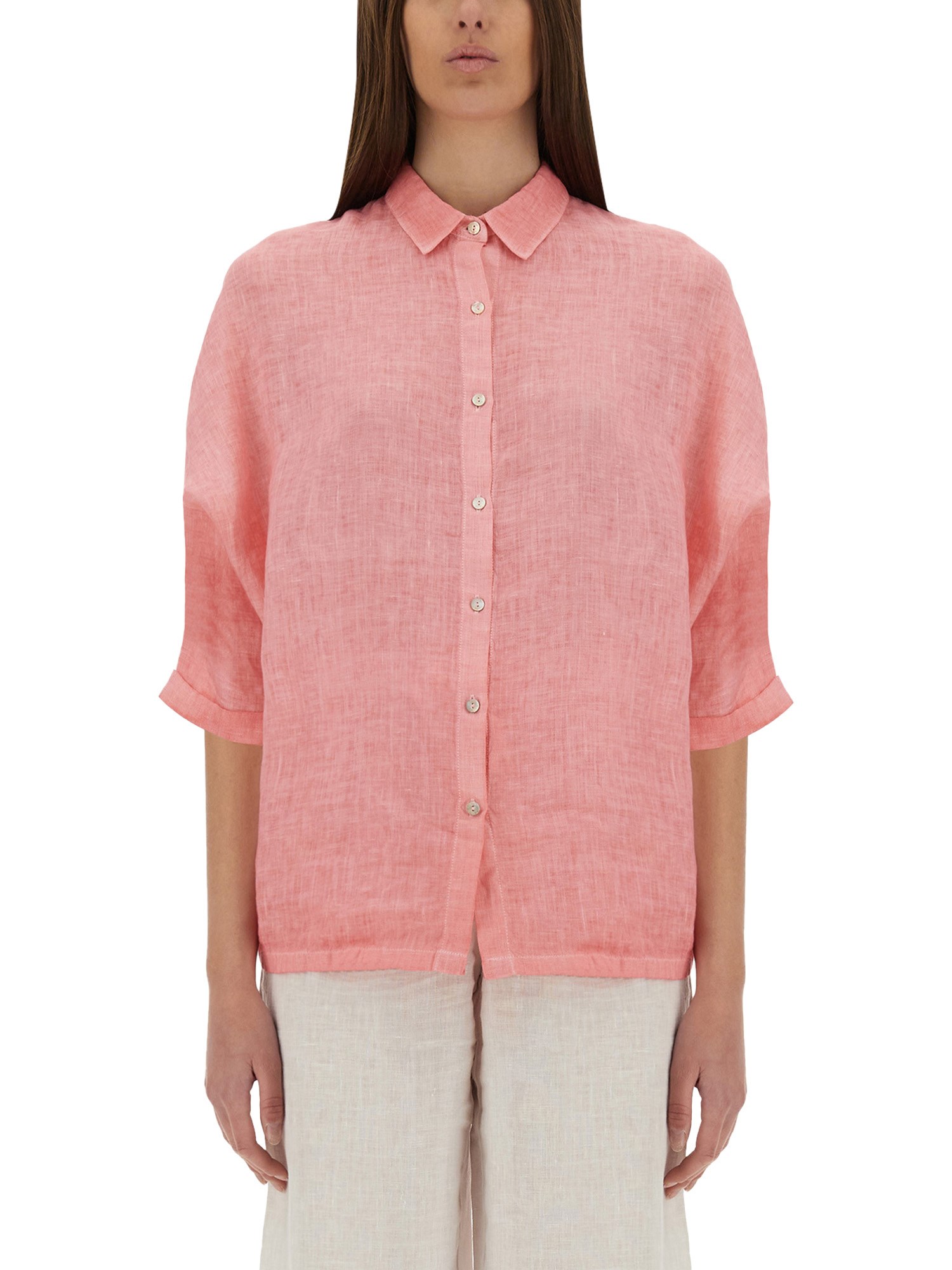 120% LINO LINEN SHIRT 