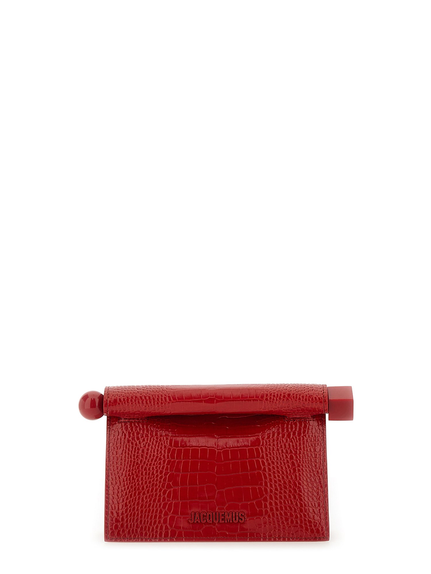 jacquemus mini "rond carre" clutch bag