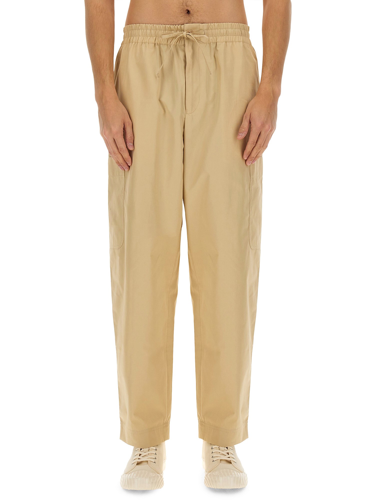 Kenzo Cargo Jogging Pants In Beige