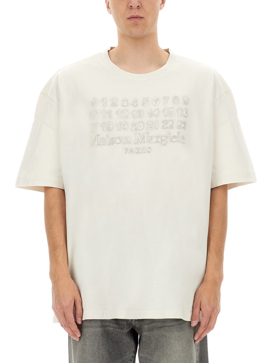 T-SHIRT CON LOGO RICAMATO