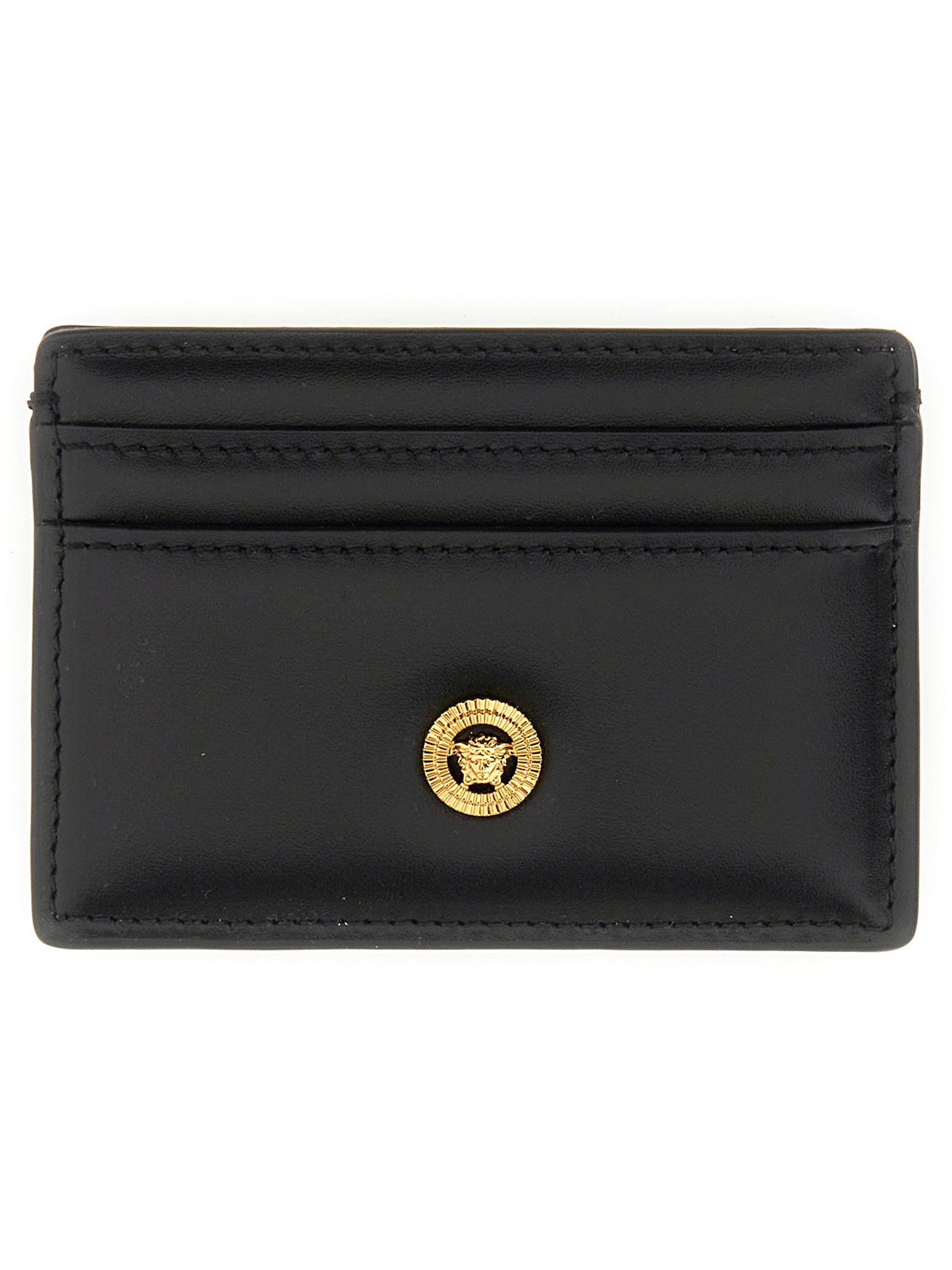 Versace Card Holder "jellyfish Biggie" In Black