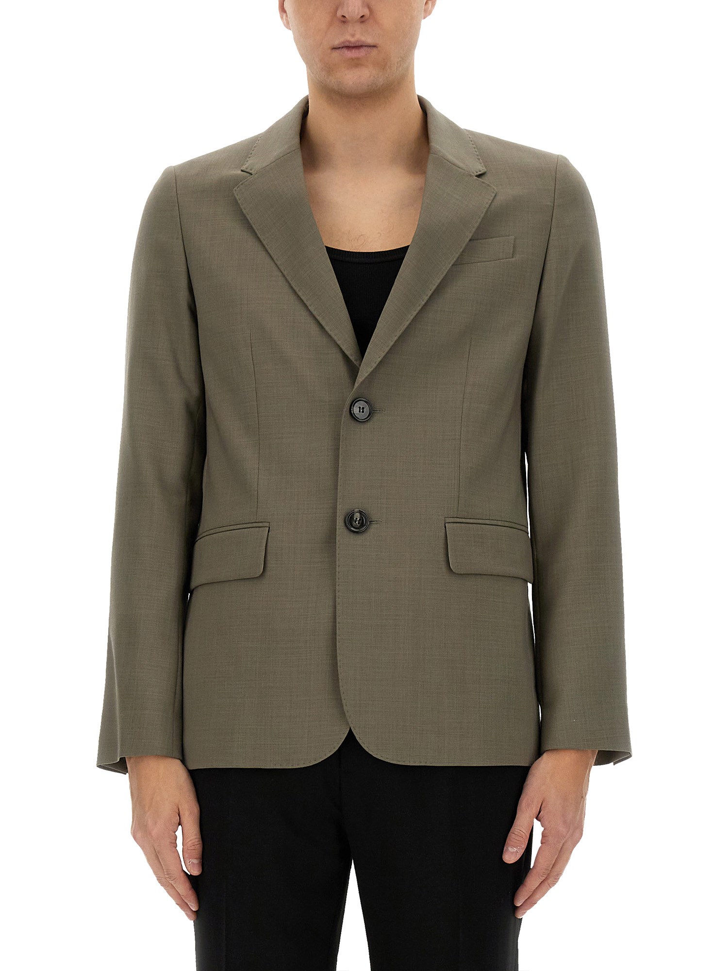 Ami Alexandre Mattiussi Two-button Jacket In Green