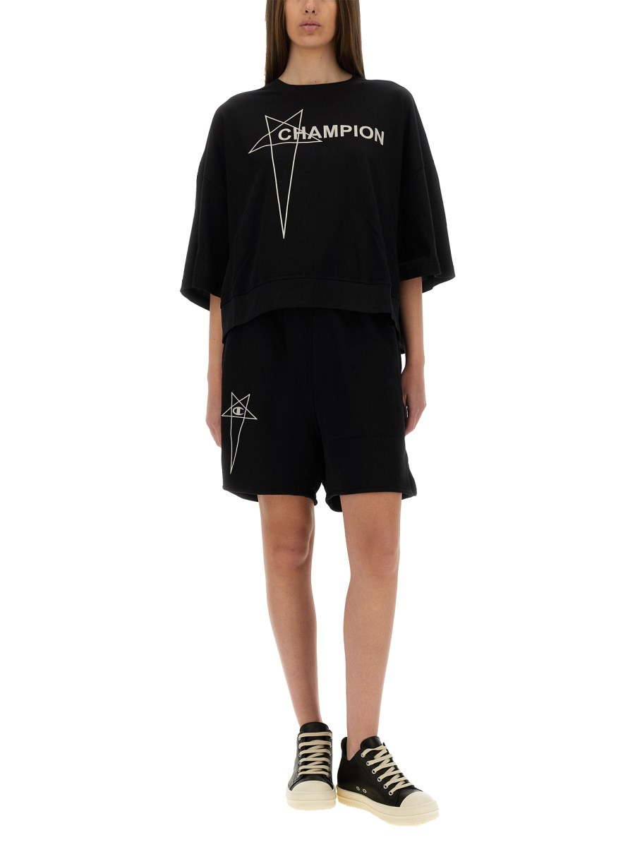 T-SHIRT TOMMY T CROPPED