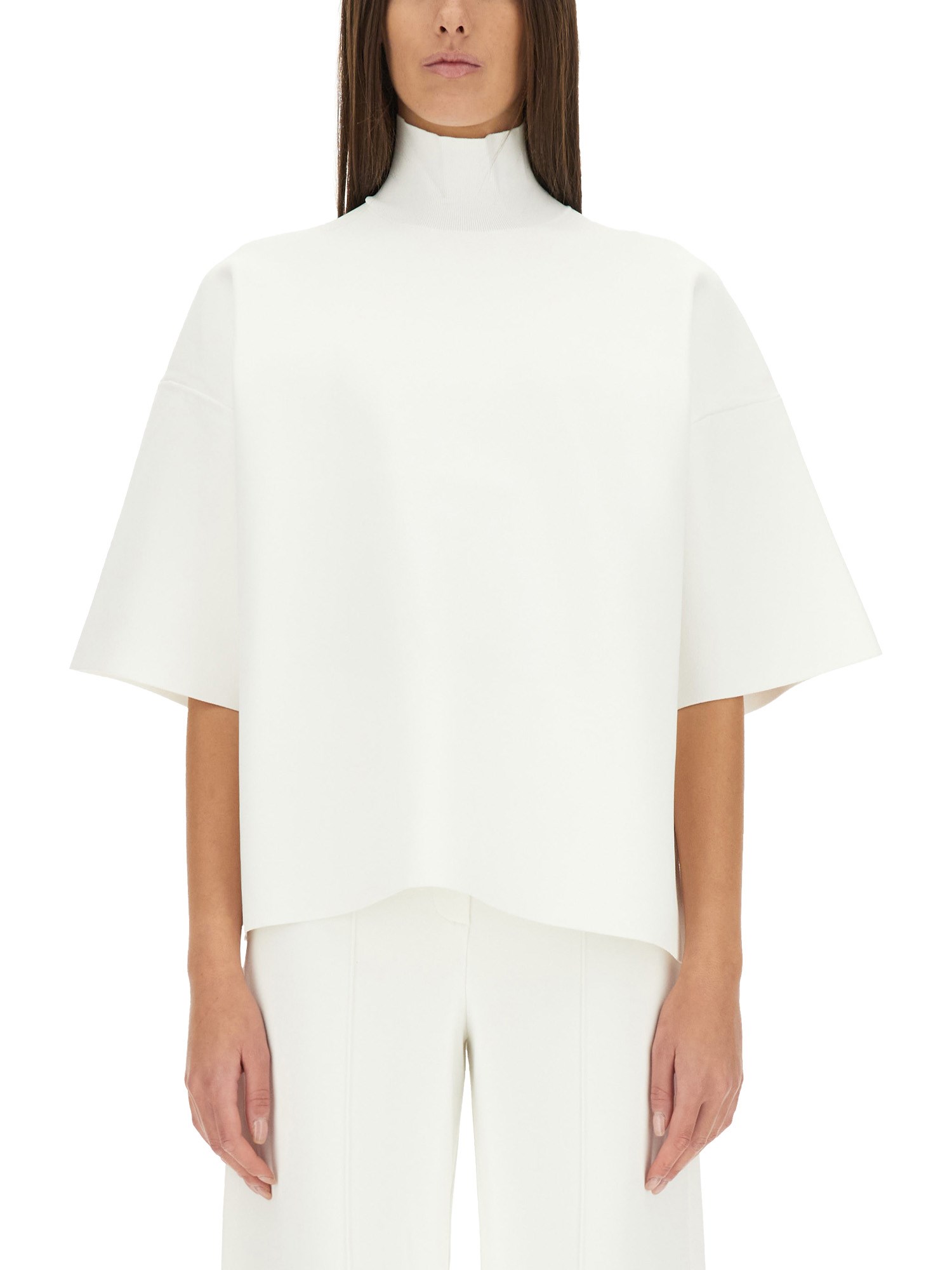 Theory Turtleneck Top In White