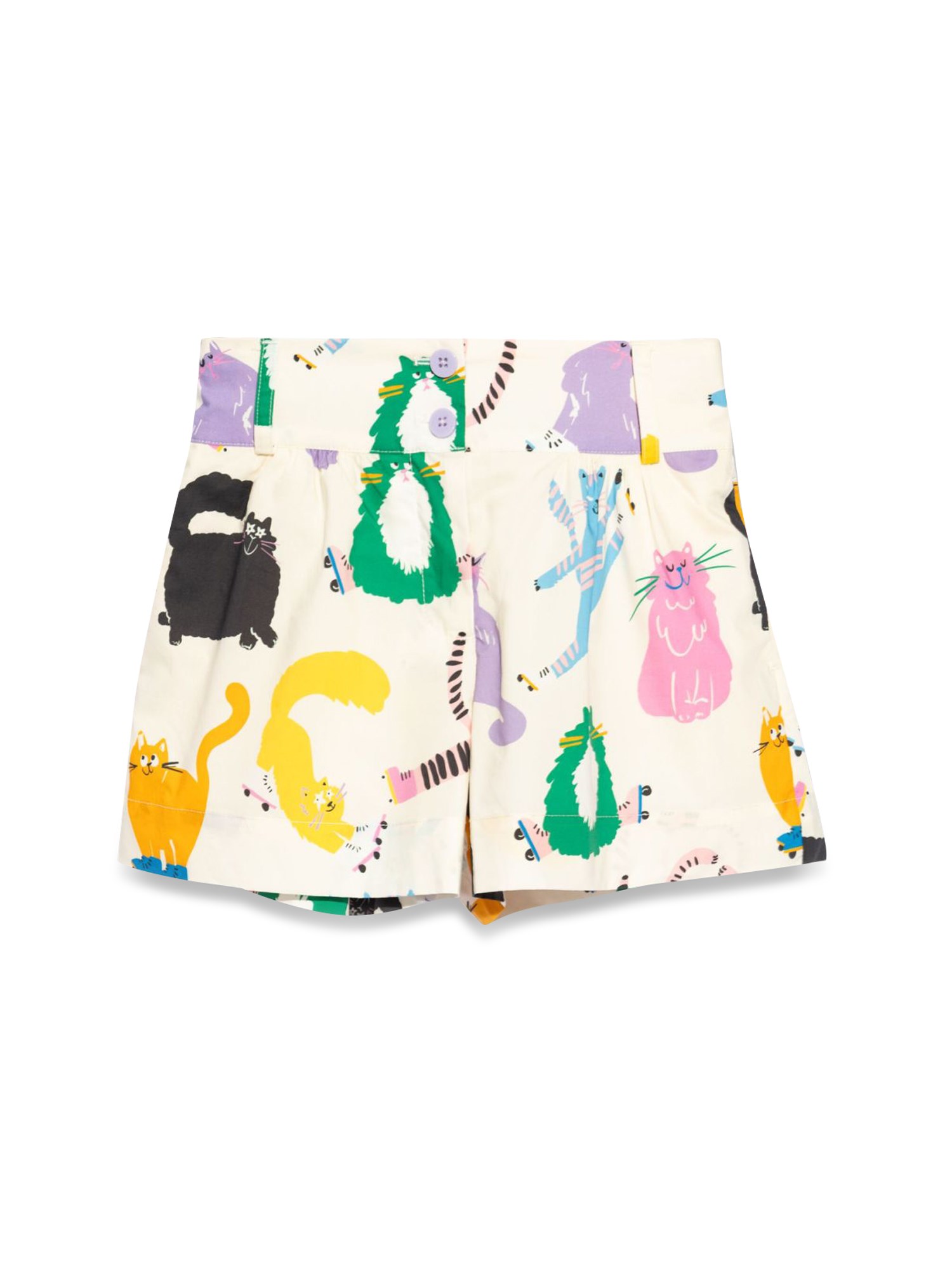 stella mccartney fabric bermuda shorts