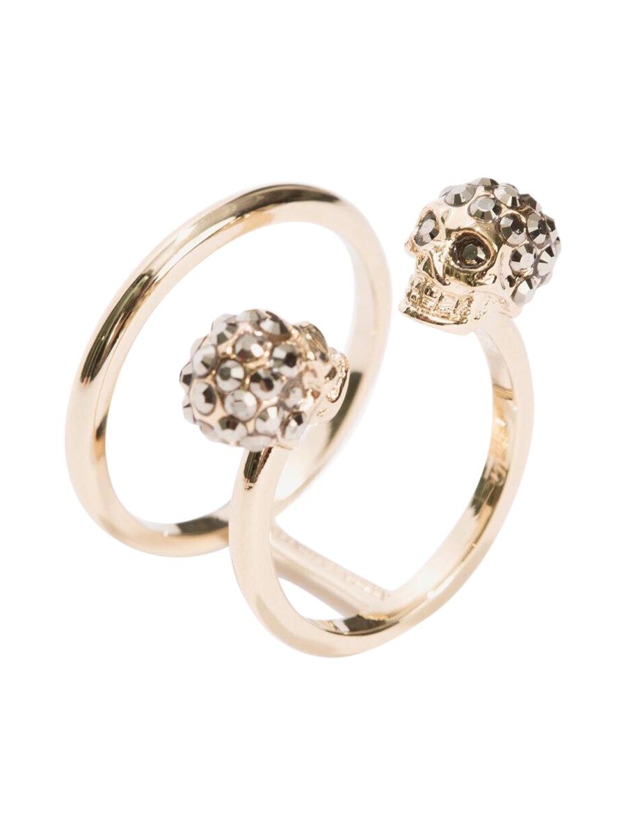 ANELLO DOPPIO TWIN SKULL