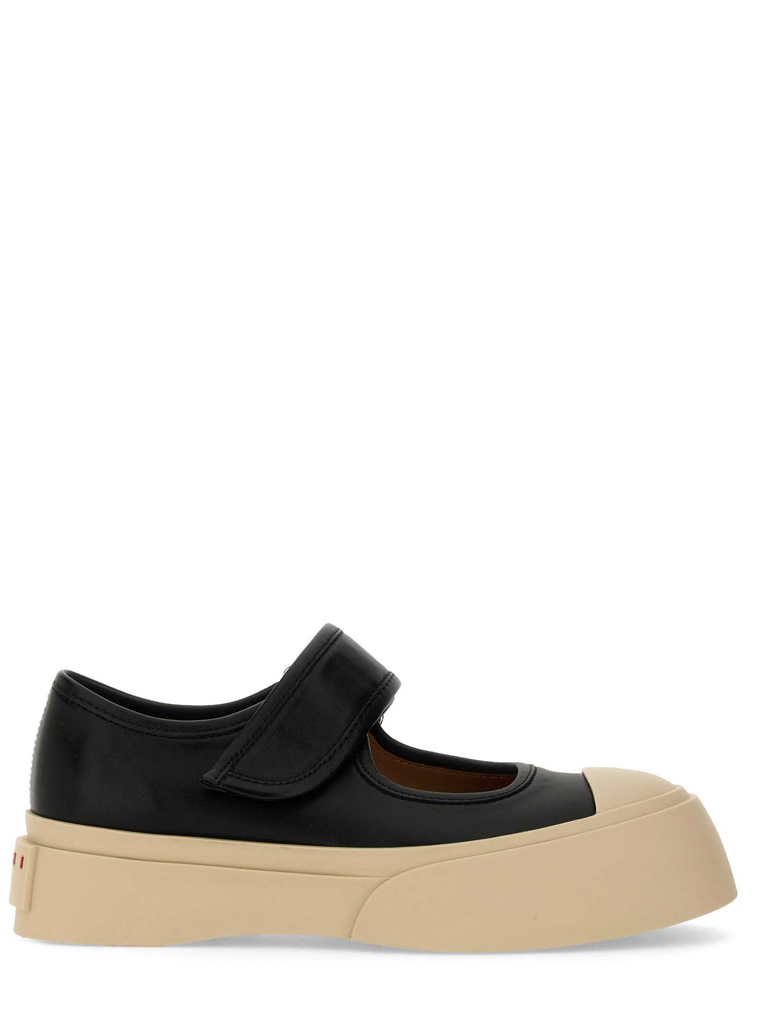 Shop Marni Mary Jane Sneaker In Black