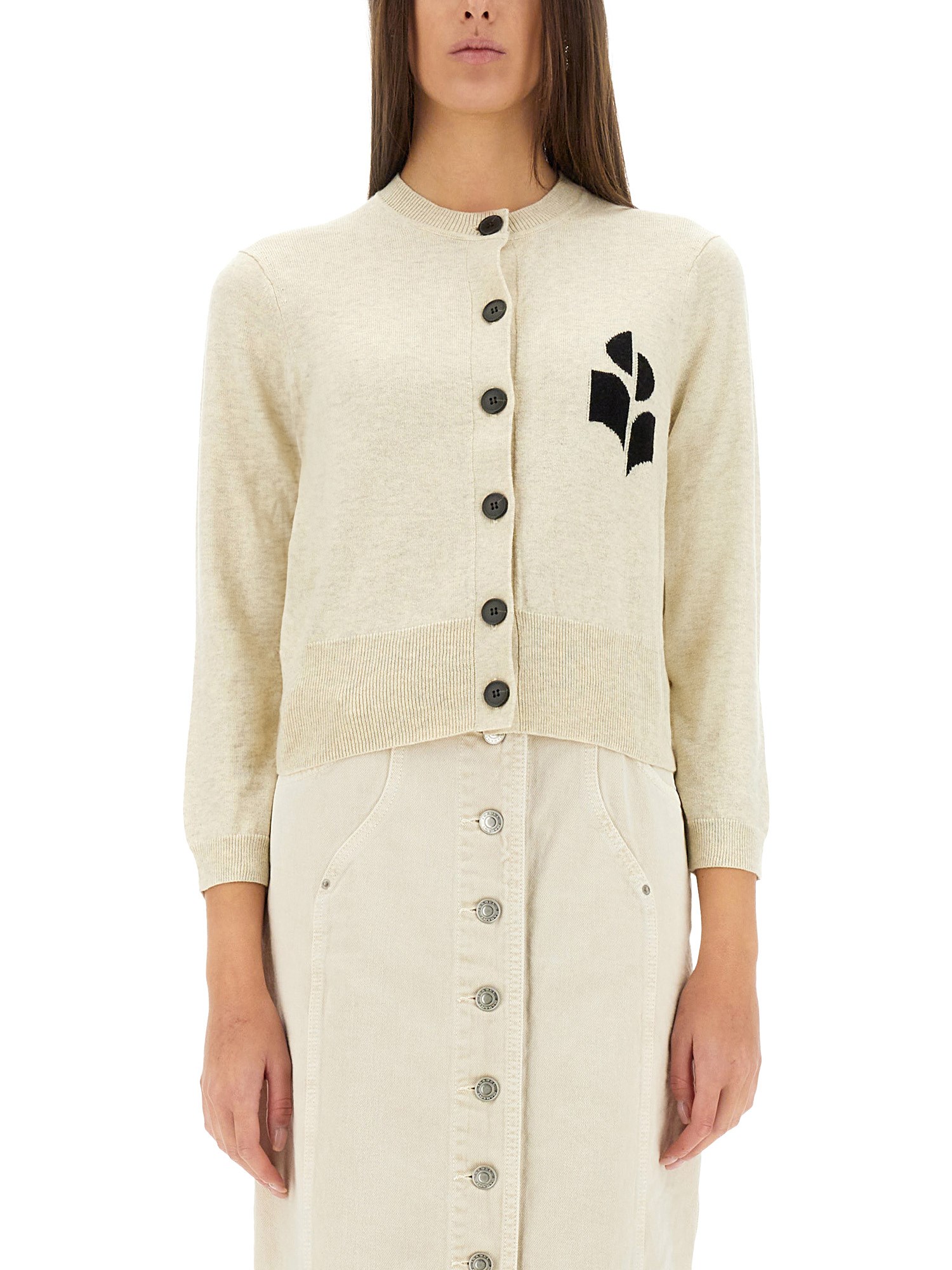 Shop Isabel Marant Étoile "newton" Jersey In Grey