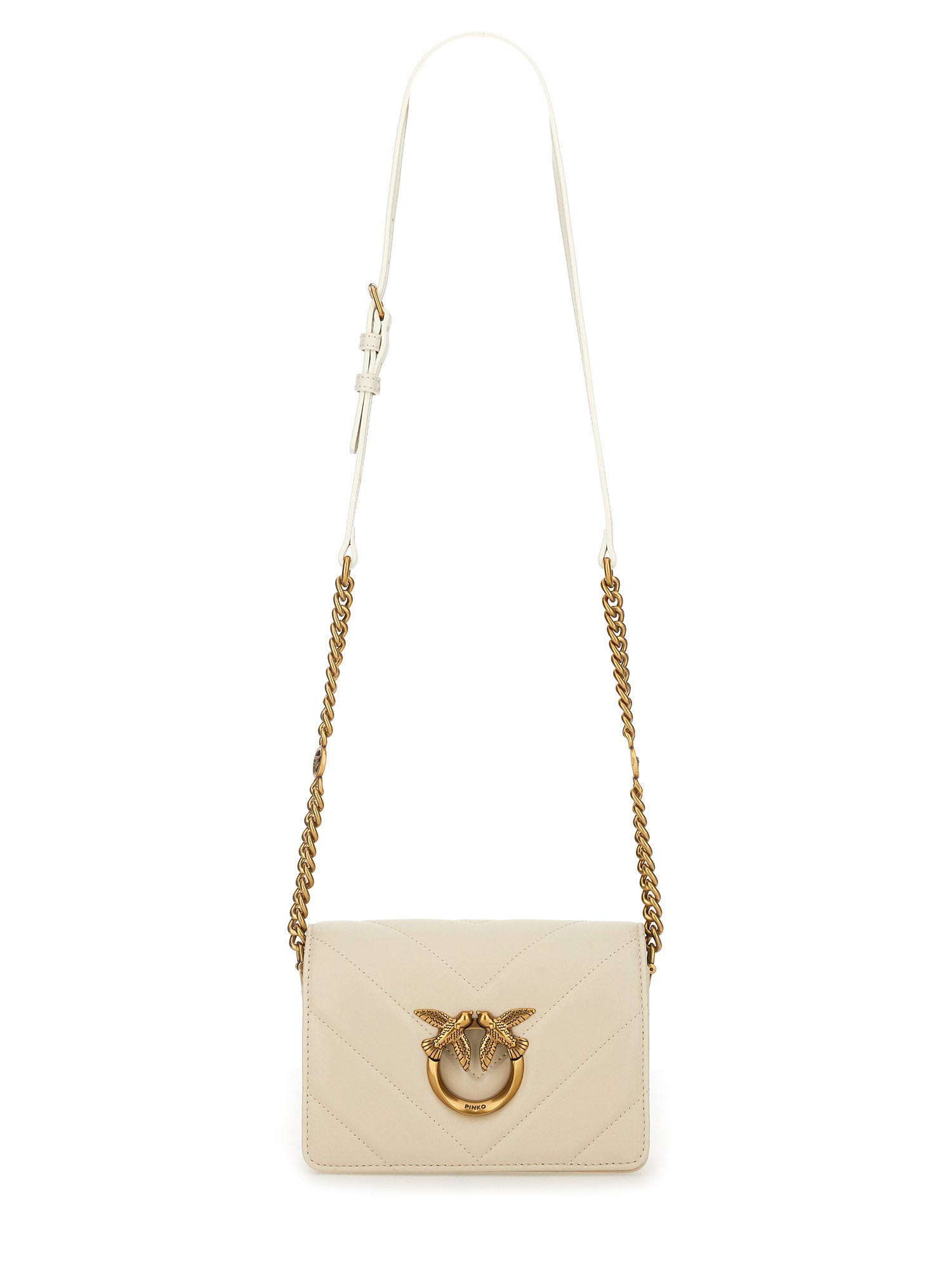 pinko click mini "love" bag