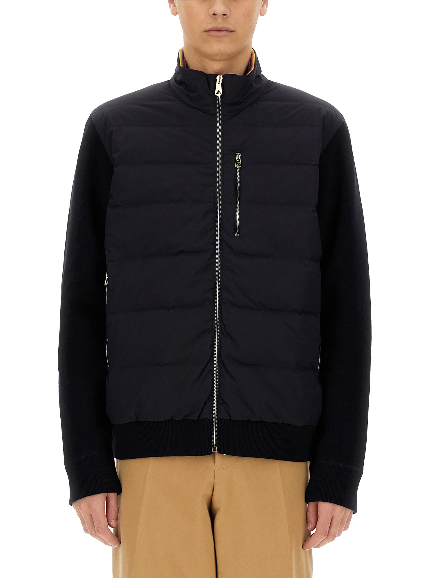 Paul Smith Hybrid Down Jacket In Black