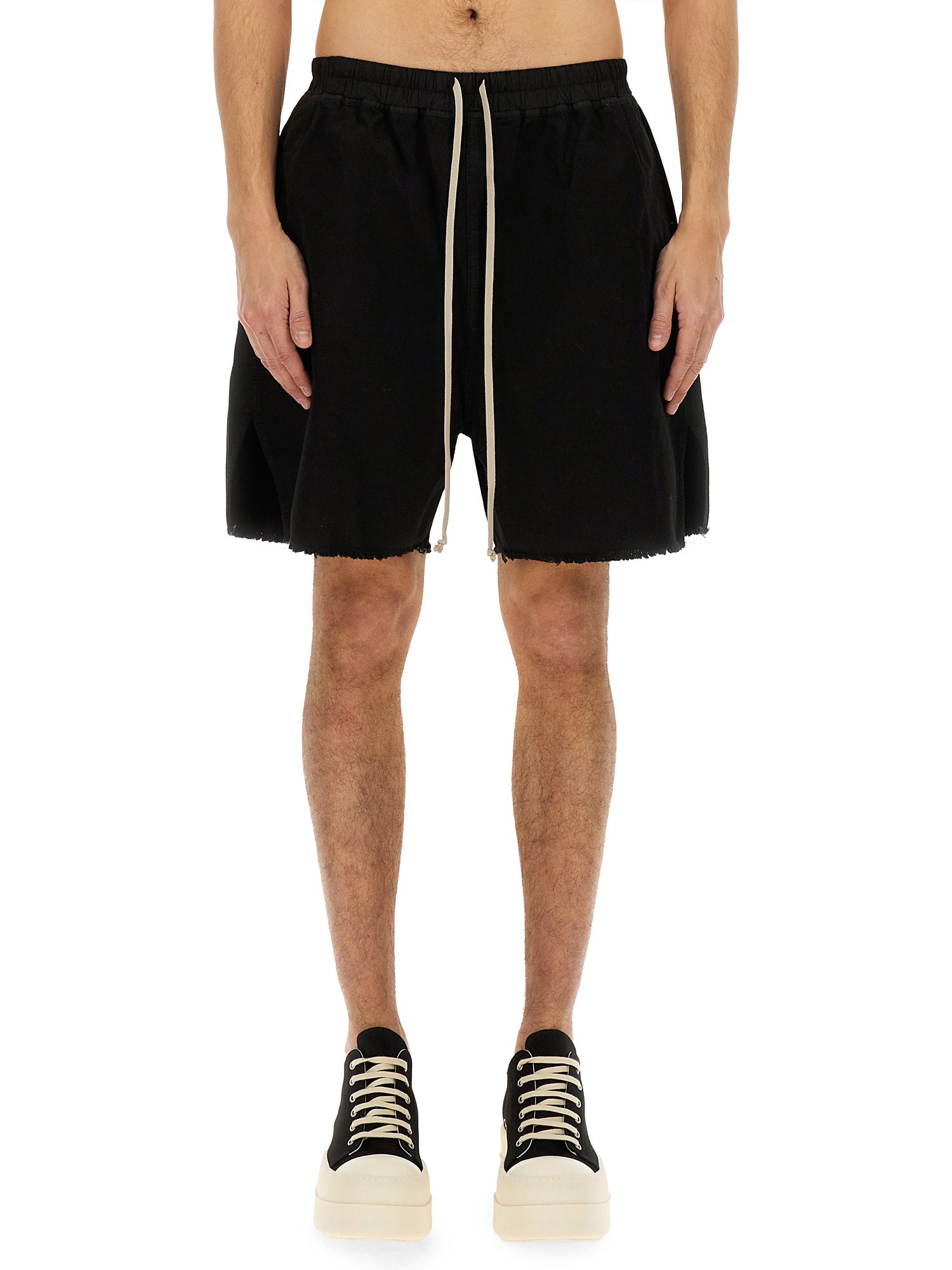 Rick Owens Drkshdw Drkshdw By Rick Owens Zippered Boxer Shorts In Black