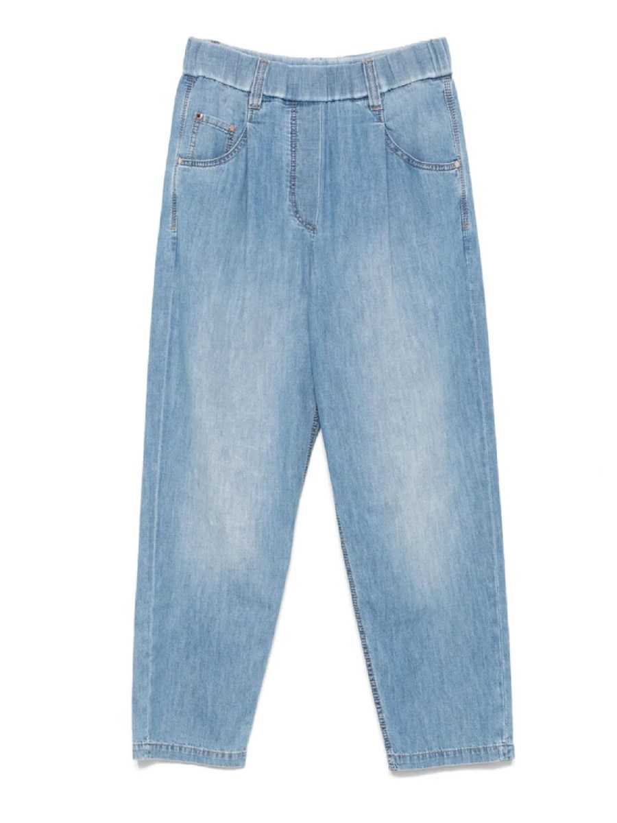 PANTALONE CINQUE TASCHE IN DENIM LEGGERO