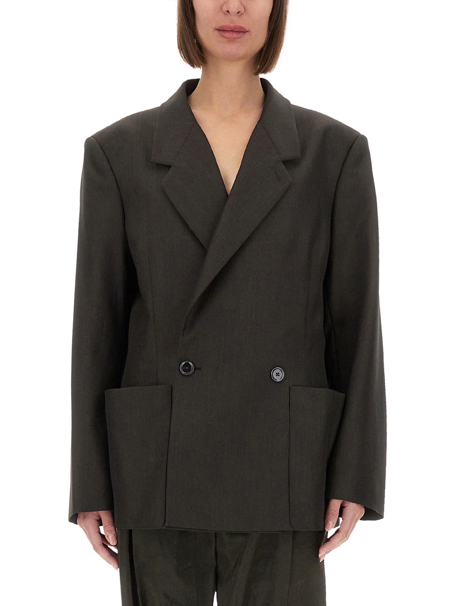 Double breasted tailored jacket - lemaire - Modalova