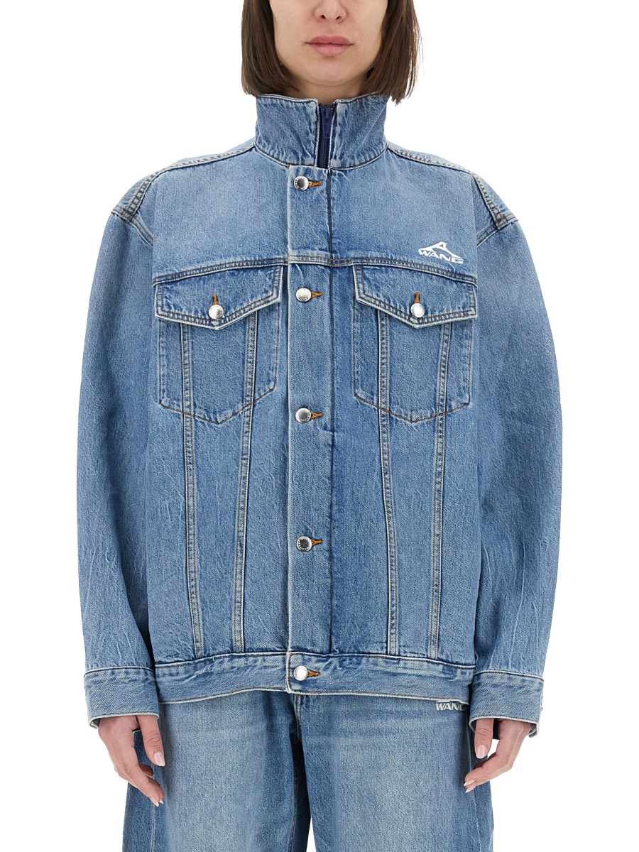 GIACCA TRACK IN DENIM