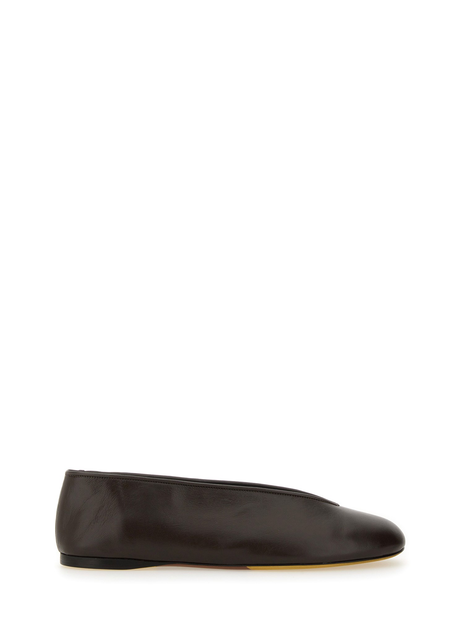 Moschino Dancer "duck" In Dark Brown
