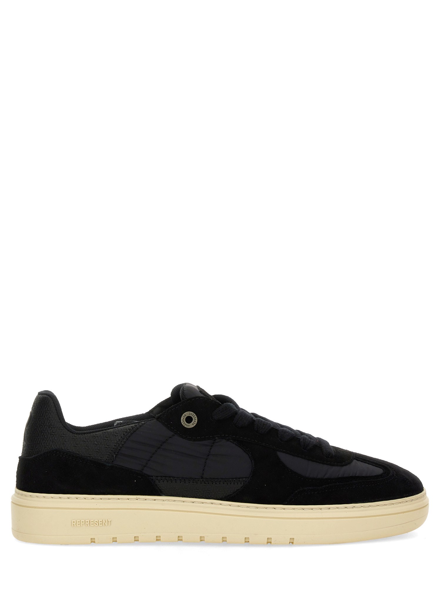 Represent Virtus Panelled Nylon Sneakers In Black