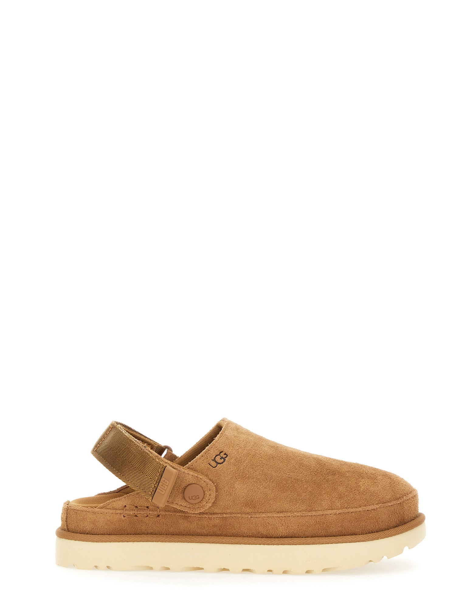 Shop Ugg Goldenstar Sabot In Brown