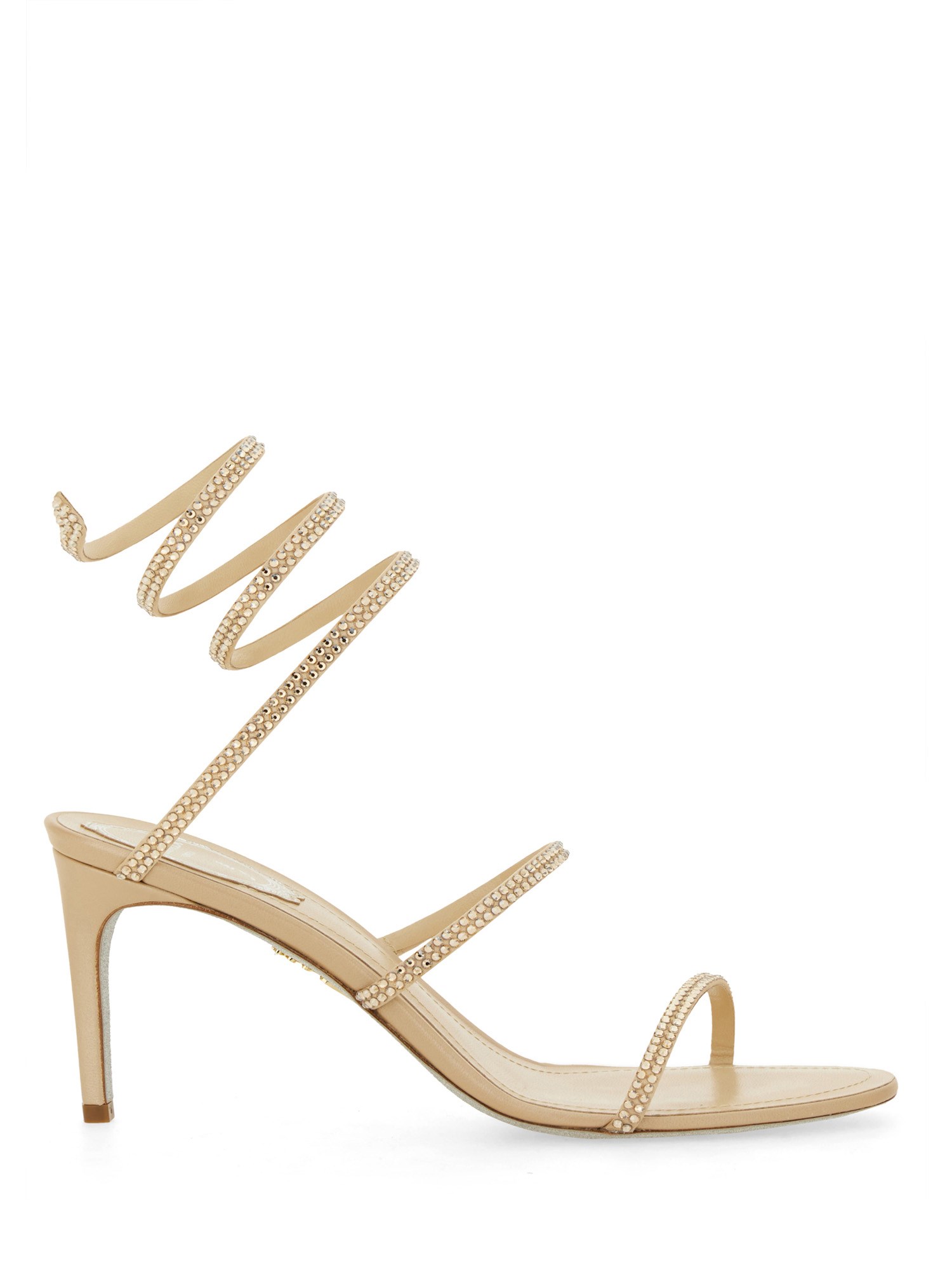 René Caovilla Women's Satin Pumps In Gold