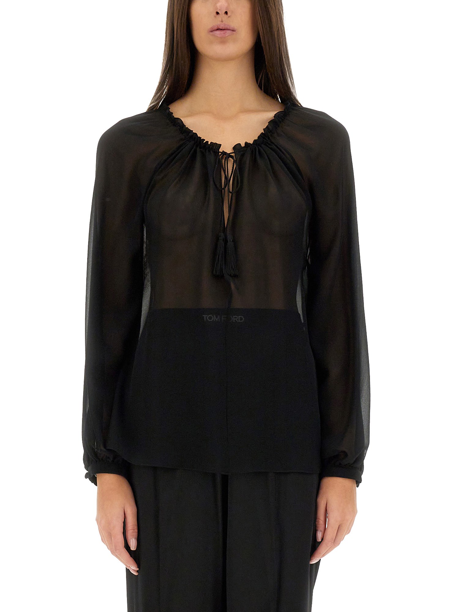 Tom Ford Blue In Silk In Black