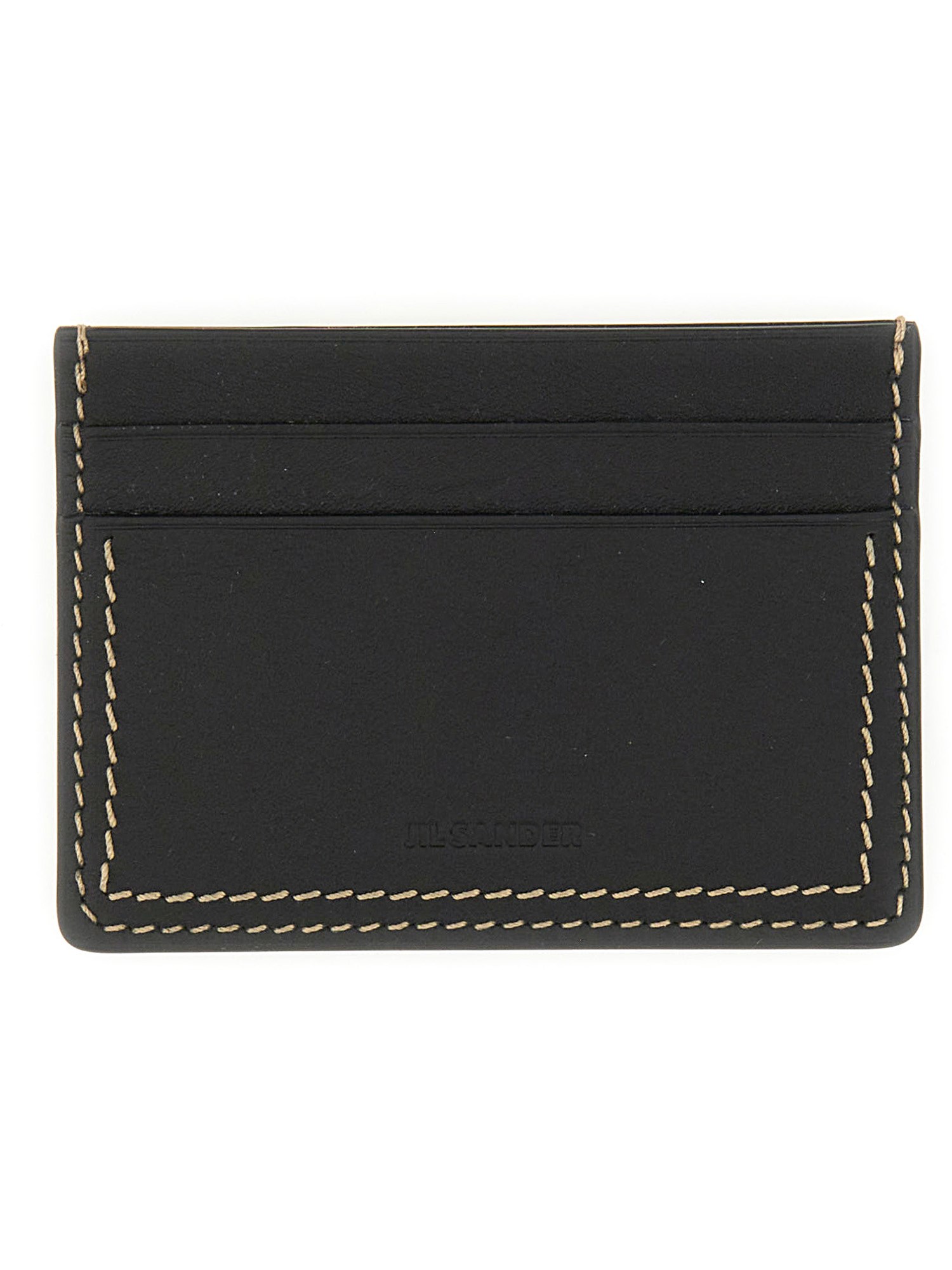 JIL SANDER LEATHER CARD HOLDER