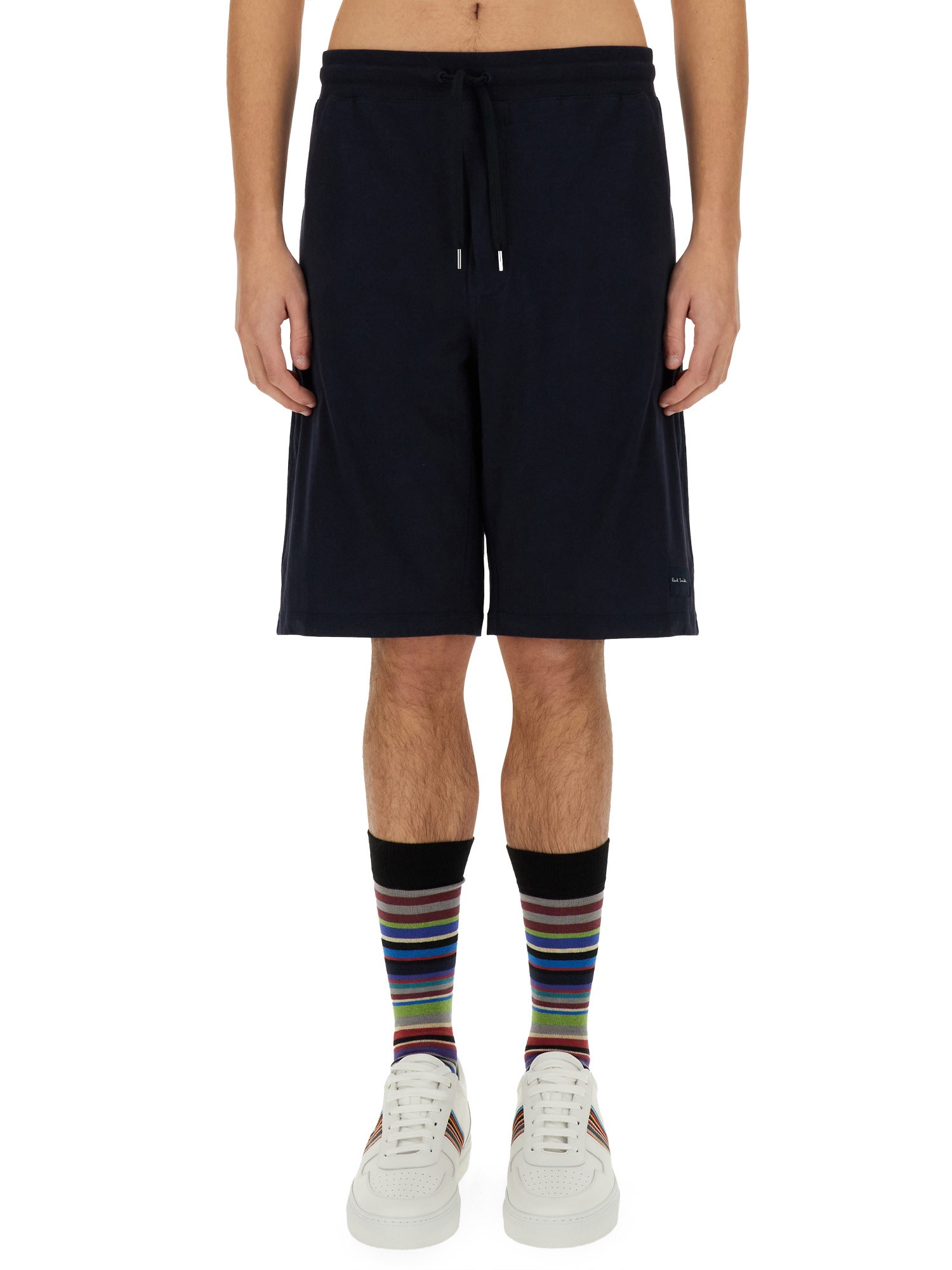 Shop Paul Smith Sweatshirt Bermuda In Blue