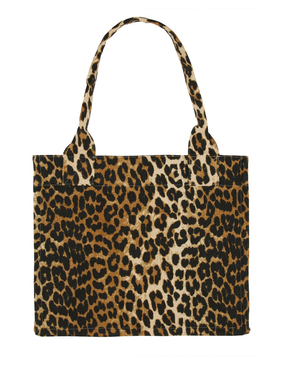 BORSA TOTE LEOPARDATA