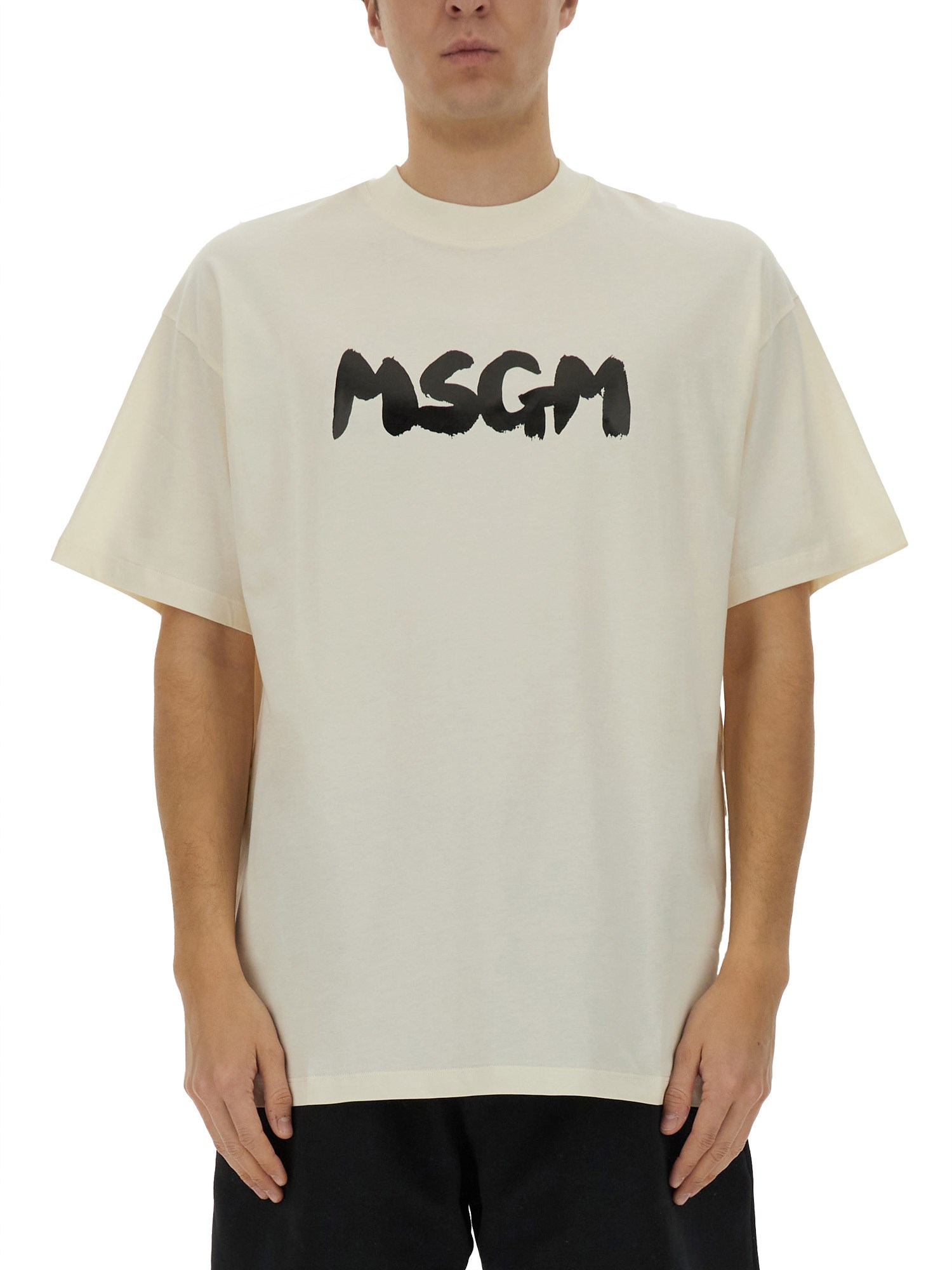 Msgm Topwear In Ivory
