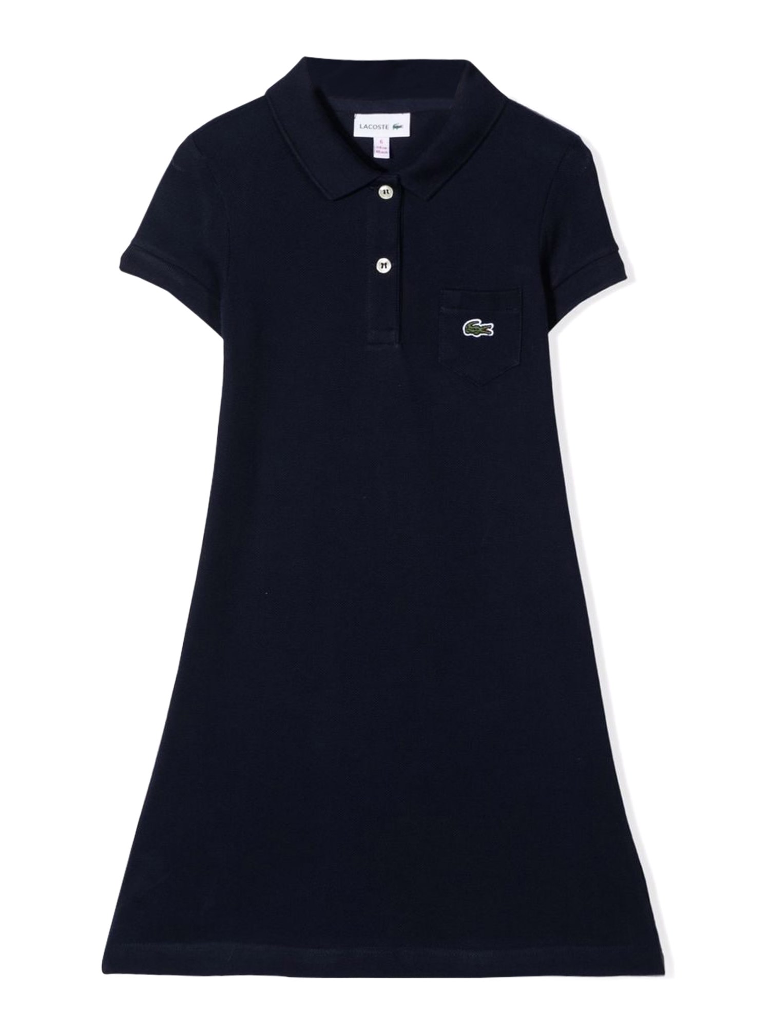 lacoste cotton polo shirt dress