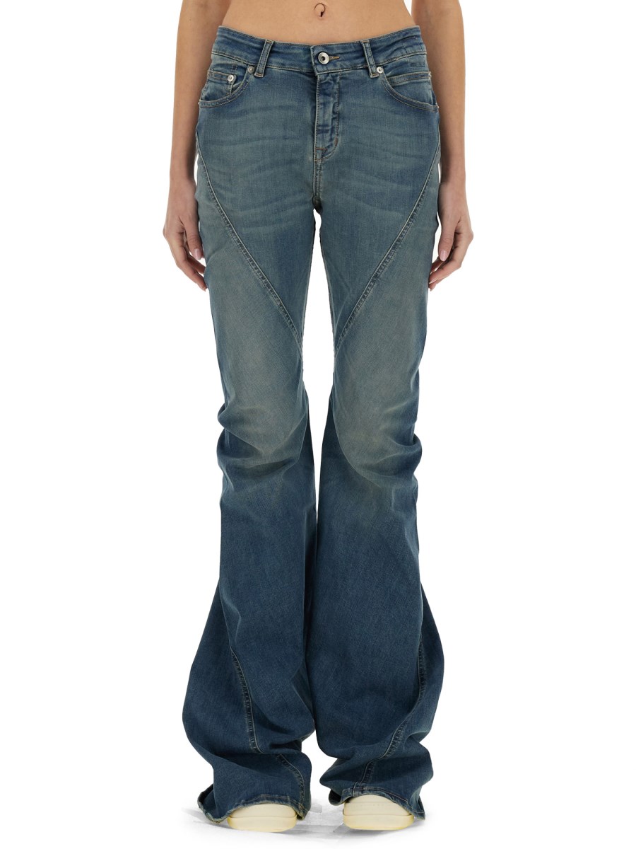 PANTALONE IN DENIM BIAS BOOTCUT