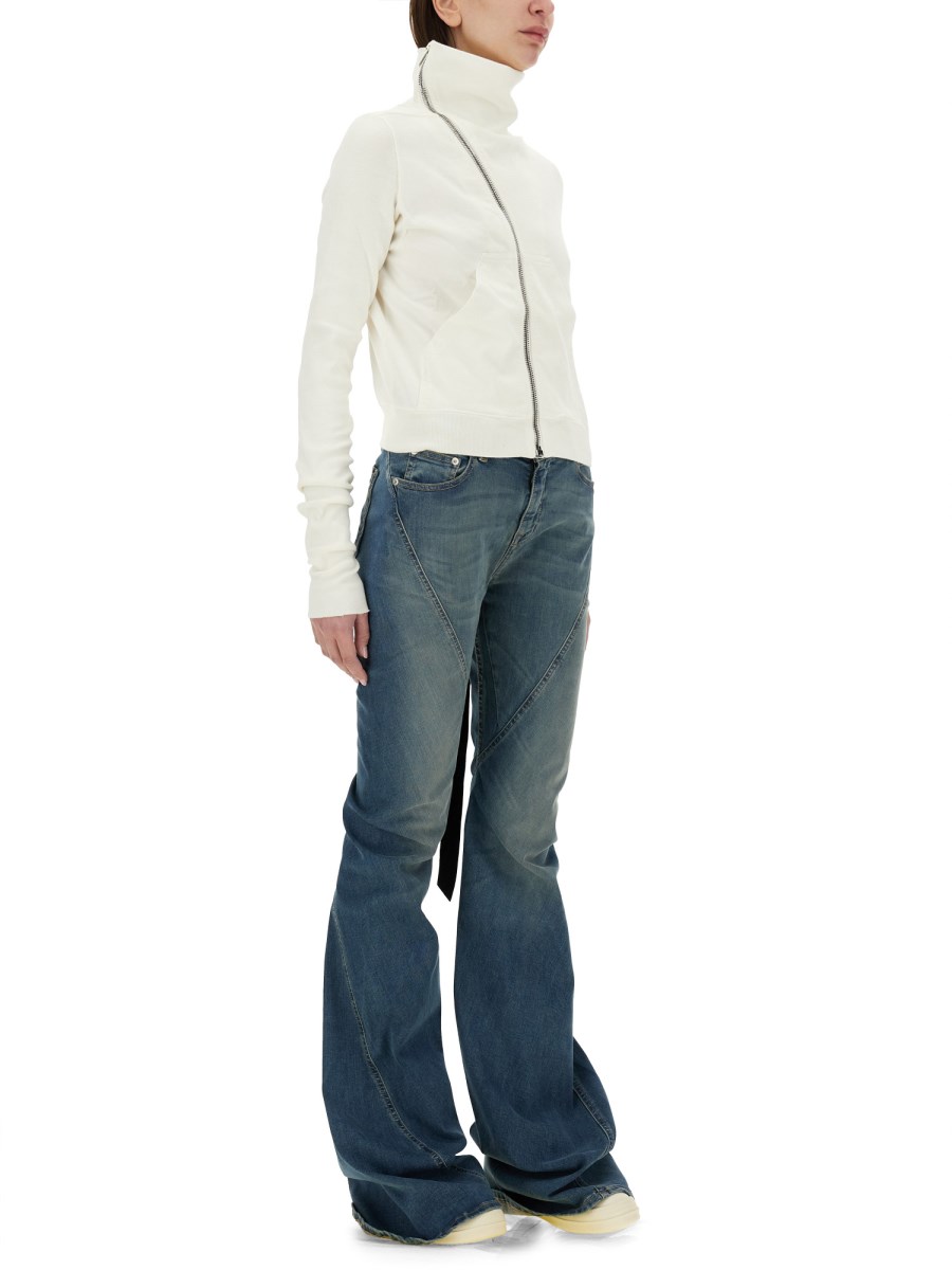 PANTALONE IN DENIM BIAS BOOTCUT