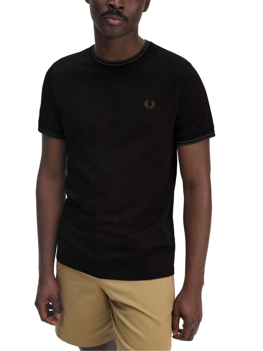 T-SHIRT CON DOPPIA RIGA 