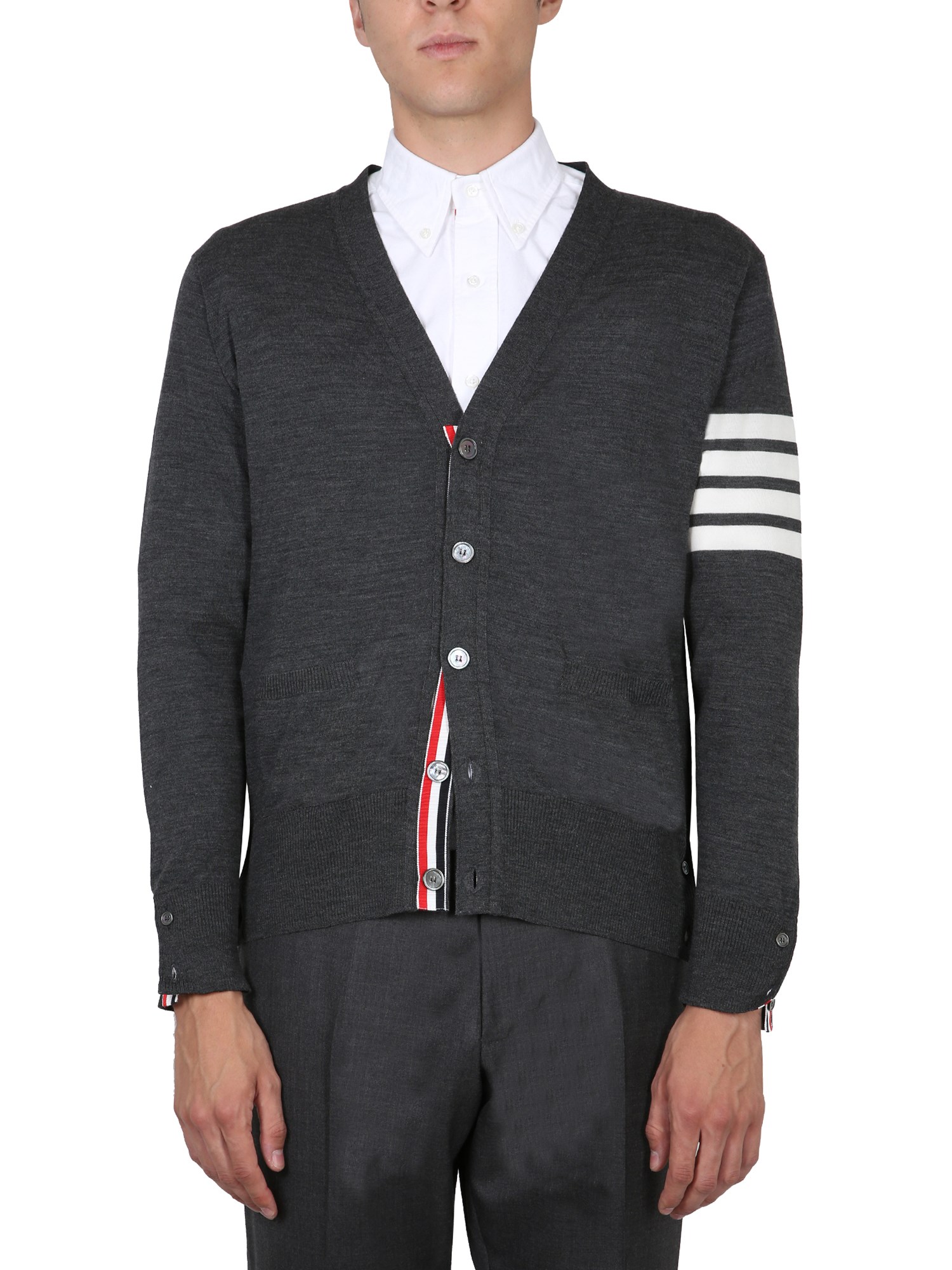 Thom browne 4-bar cardigan - thom browne - Modalova
