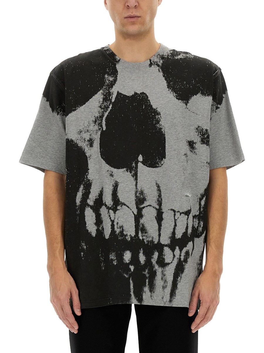 T-SHIRT CON STAMPA SKULL