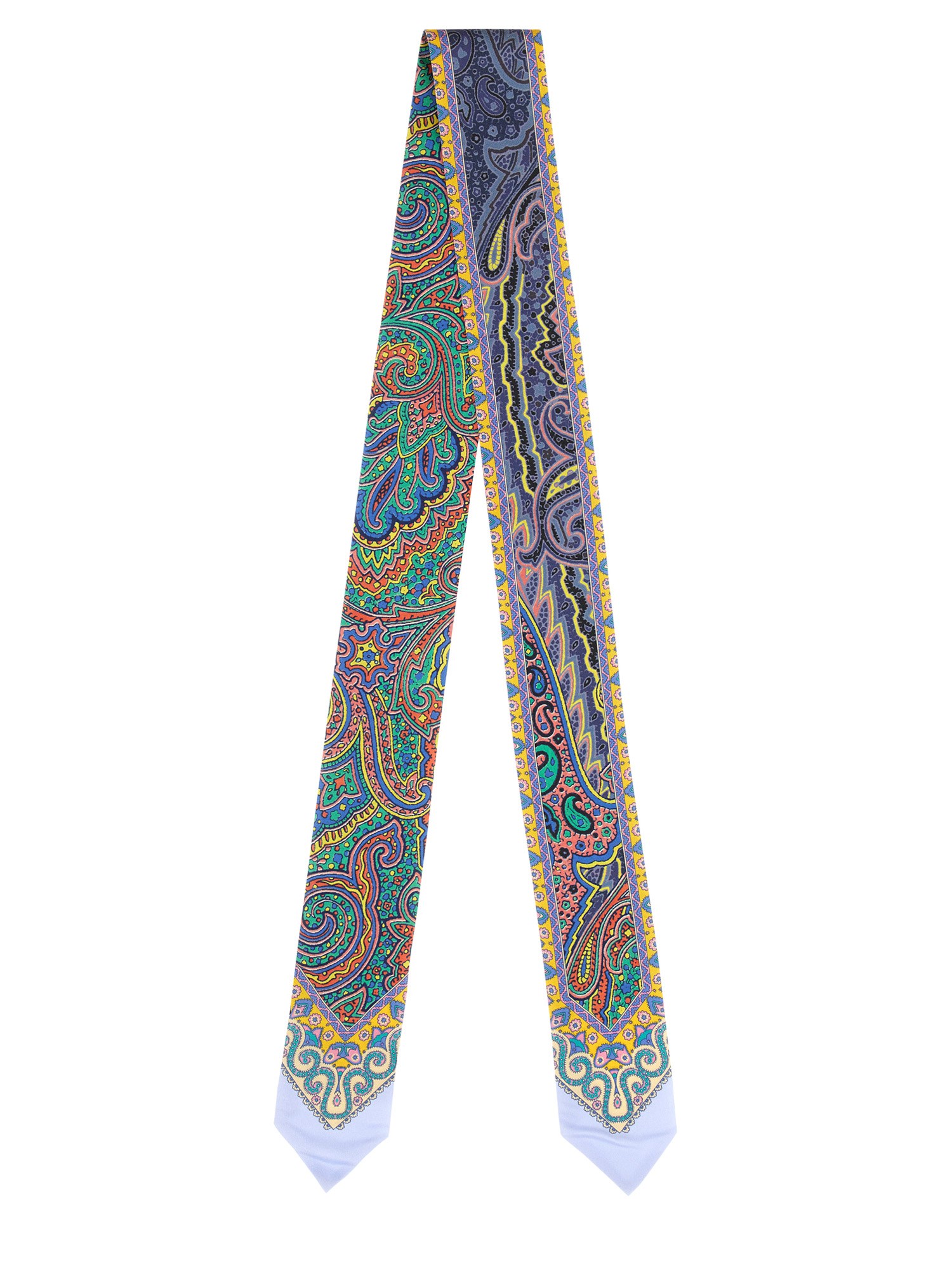 Shop Etro Silk Paisleyna Maxi In Multicolour