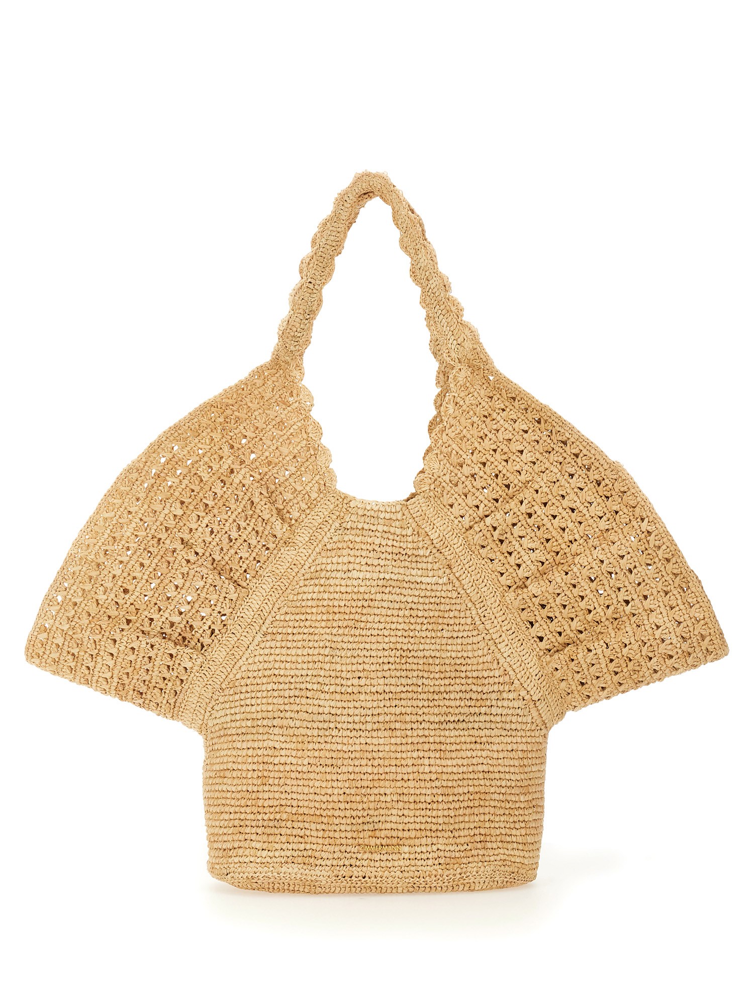 ZIMMERMANN RAFFIA SHOPPING BAG