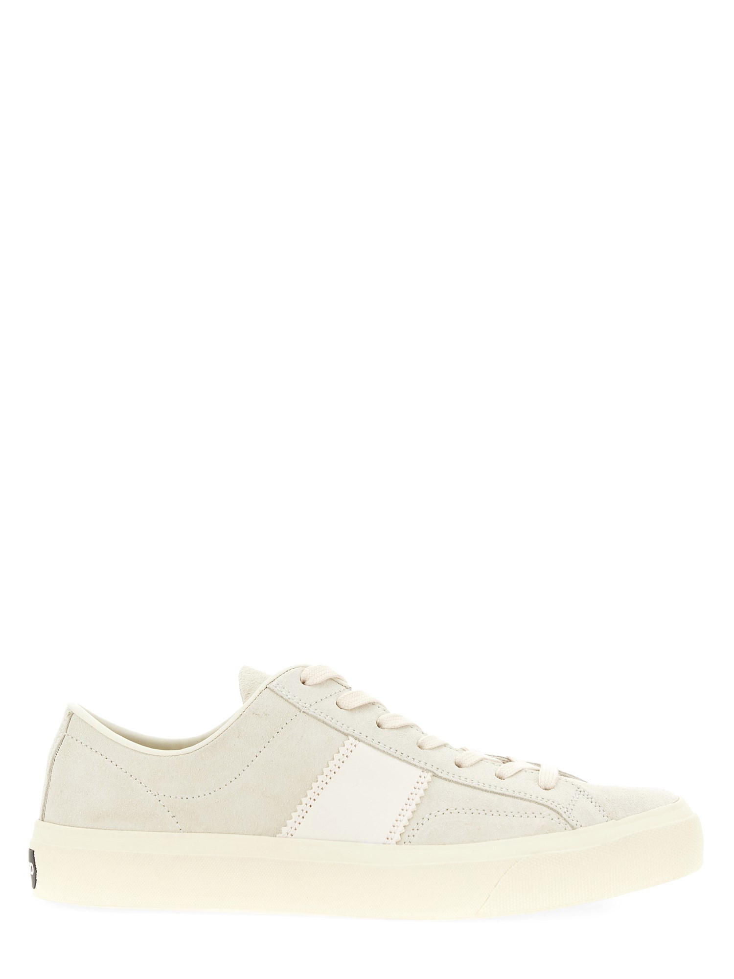 Tom Ford Off-white Nylon Cambridge Low-top Sneakers In White Beige Ivory