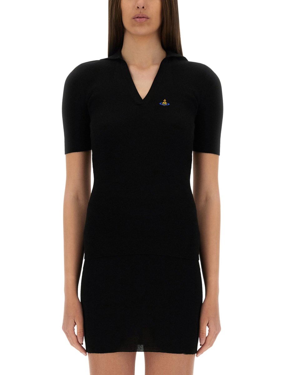 POLO IN MAGLIA MARINA