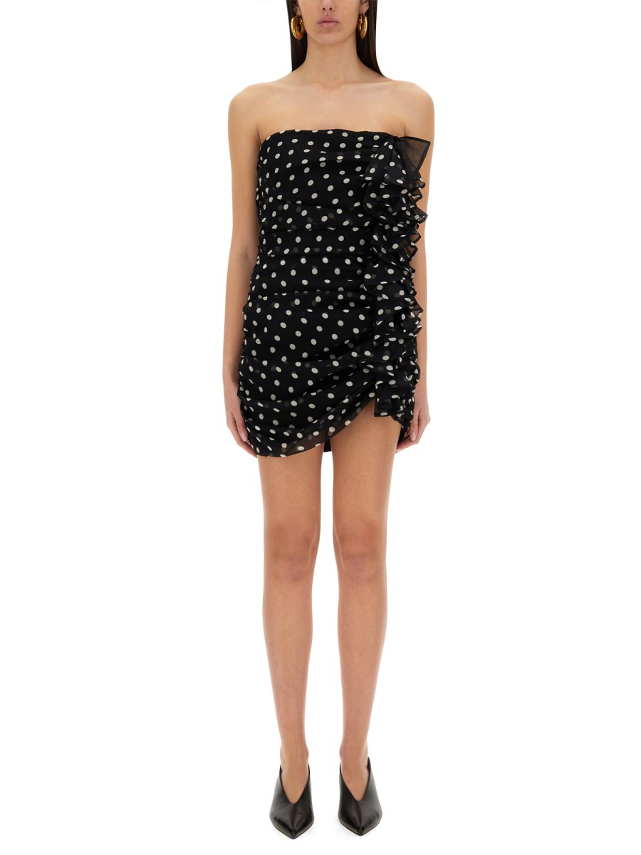 ABITO MINI BUSTIER POLKA DOTS