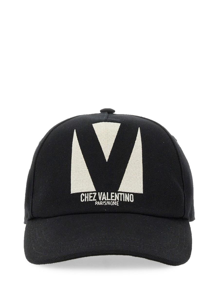 CAPPELLO DA BASEBALL CON RICAMO CHEZ VALENTINO