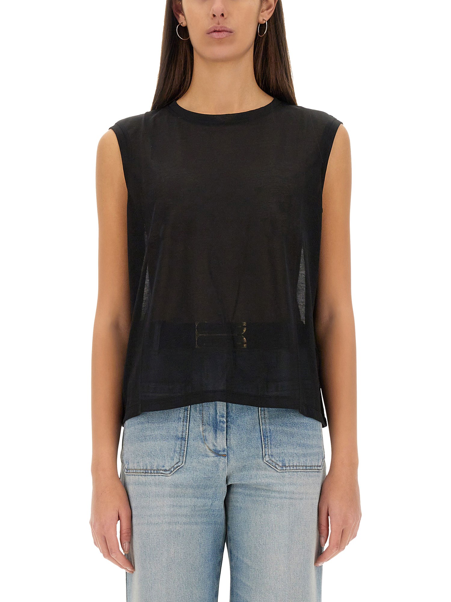 VICTORIA BECKHAM COTTON TOPS. 