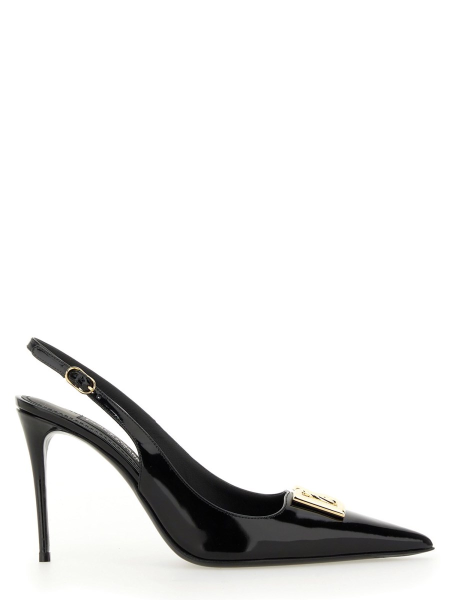 SLING BACK CON LOGO