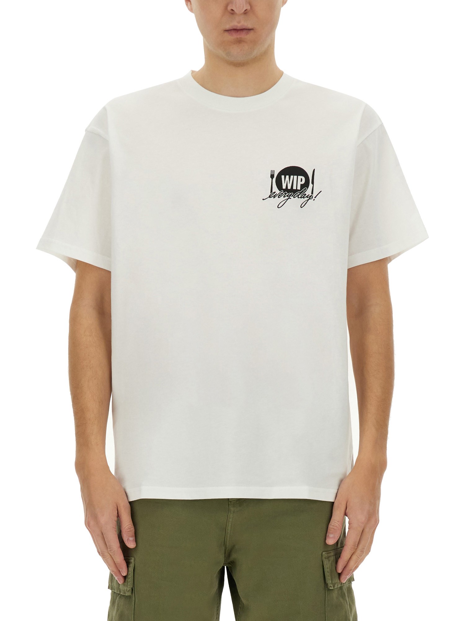 Carhartt Catalogue Crewneck T-shirt In White