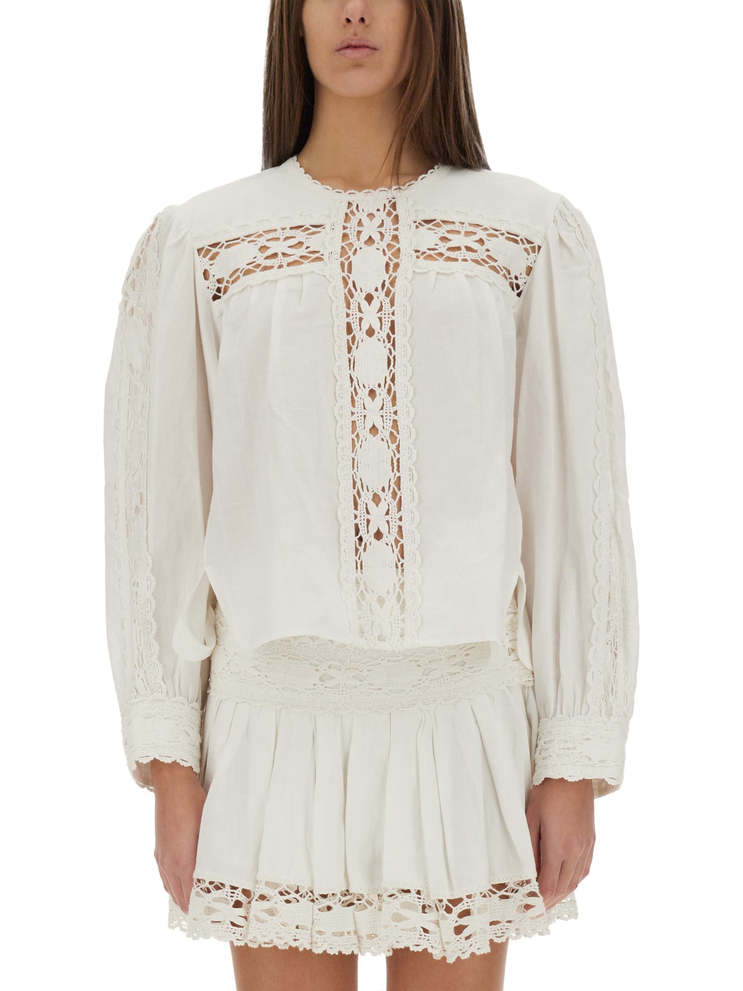 Isabel Marant Étoile Isabel Marant Etoile Valmira Top In White