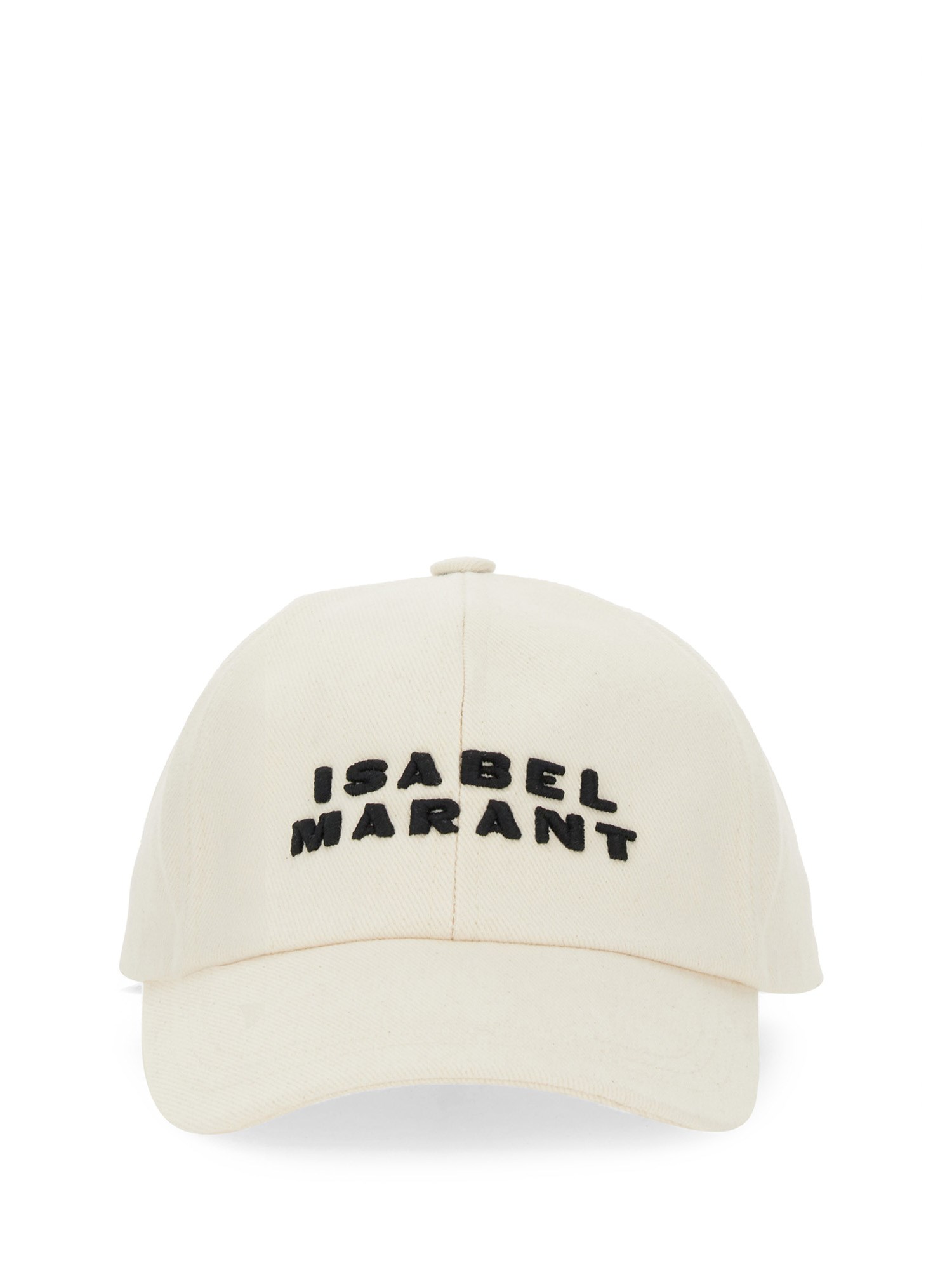 Shop Isabel Marant Baseball Cap "tyron" In Powder