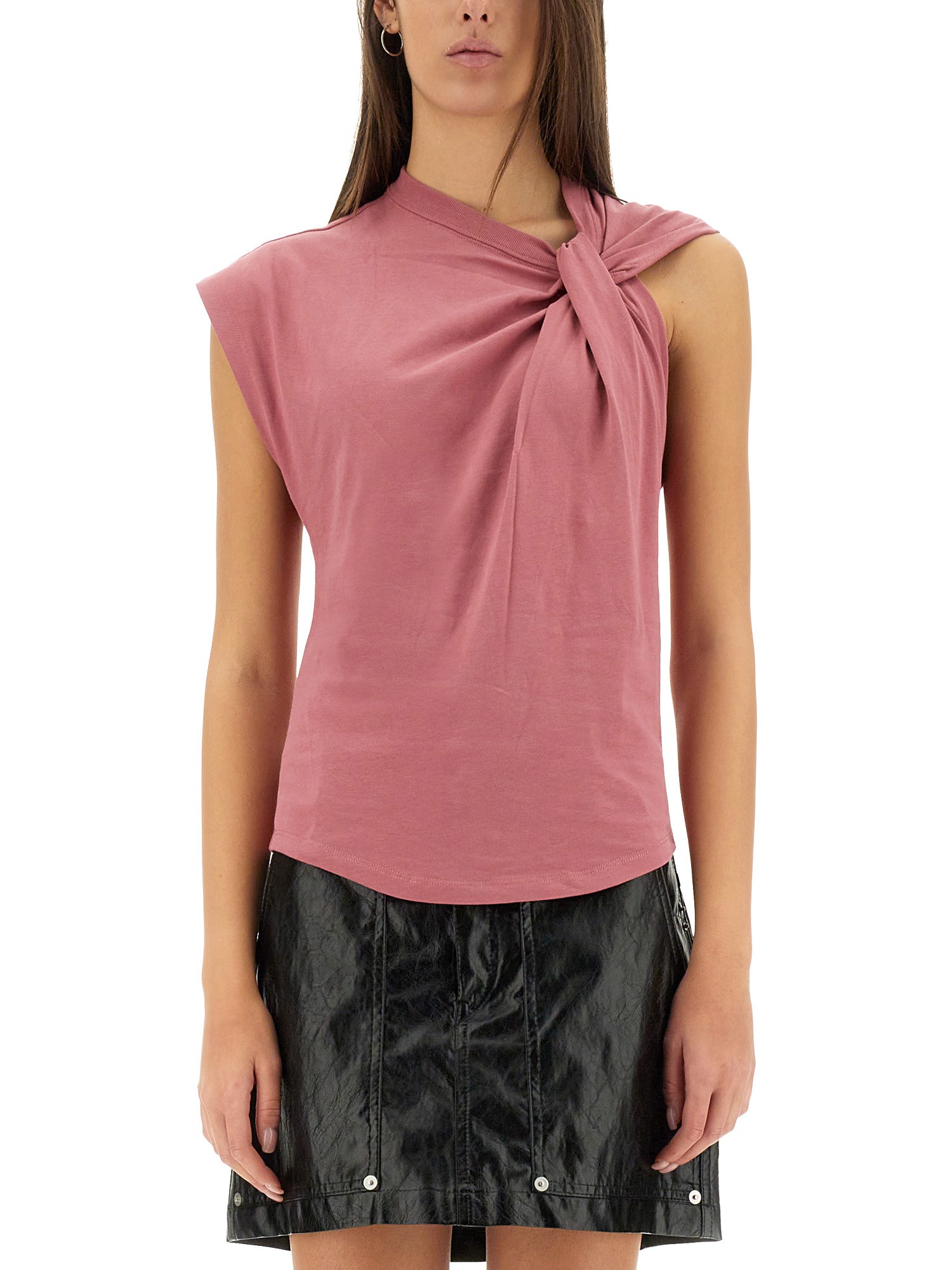 Shop Isabel Marant Étoile T-shirt "nayda" In Pink