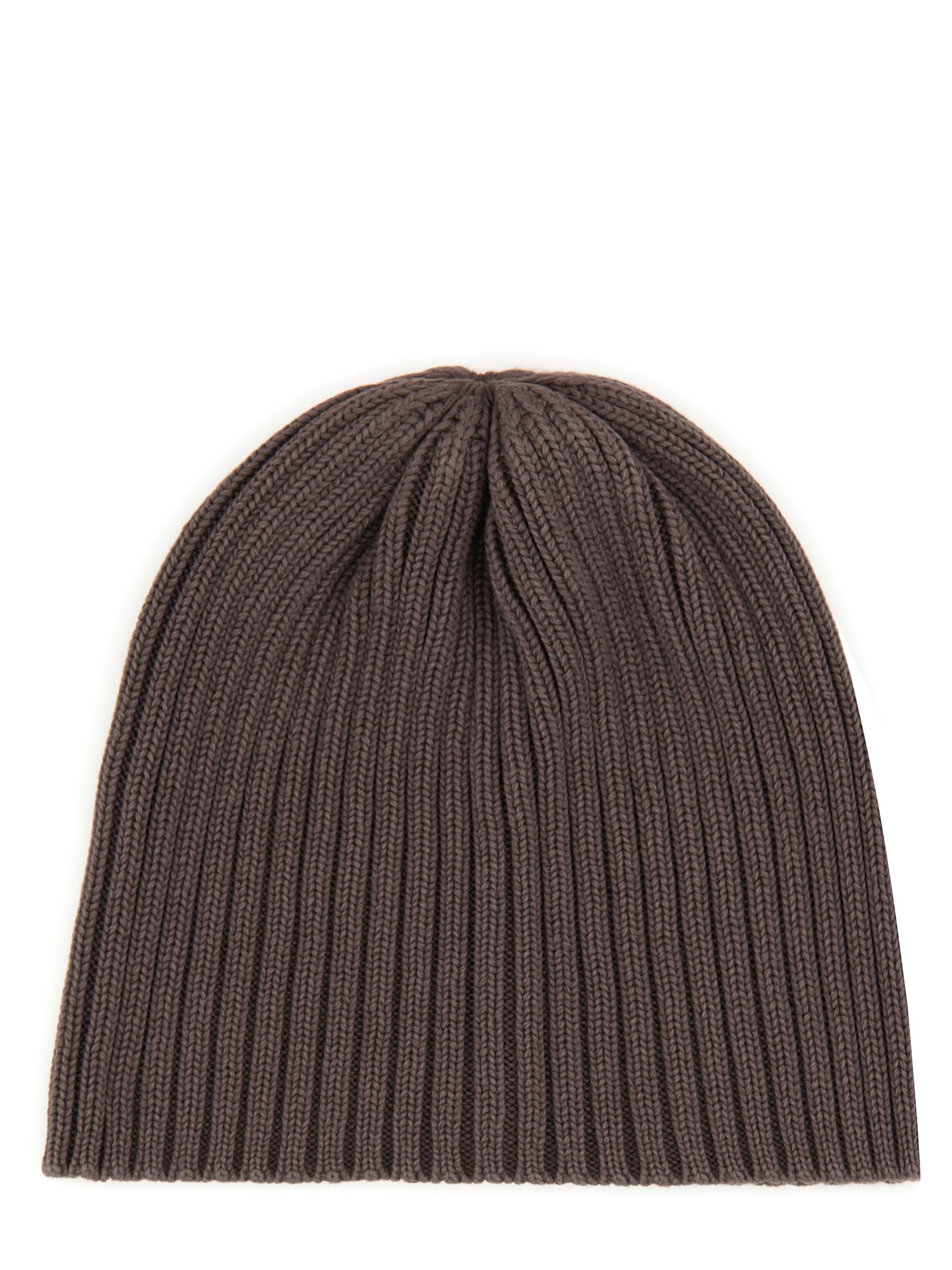 Our Legacy Ribbed Stretch Beanie Hat Boston In Brown