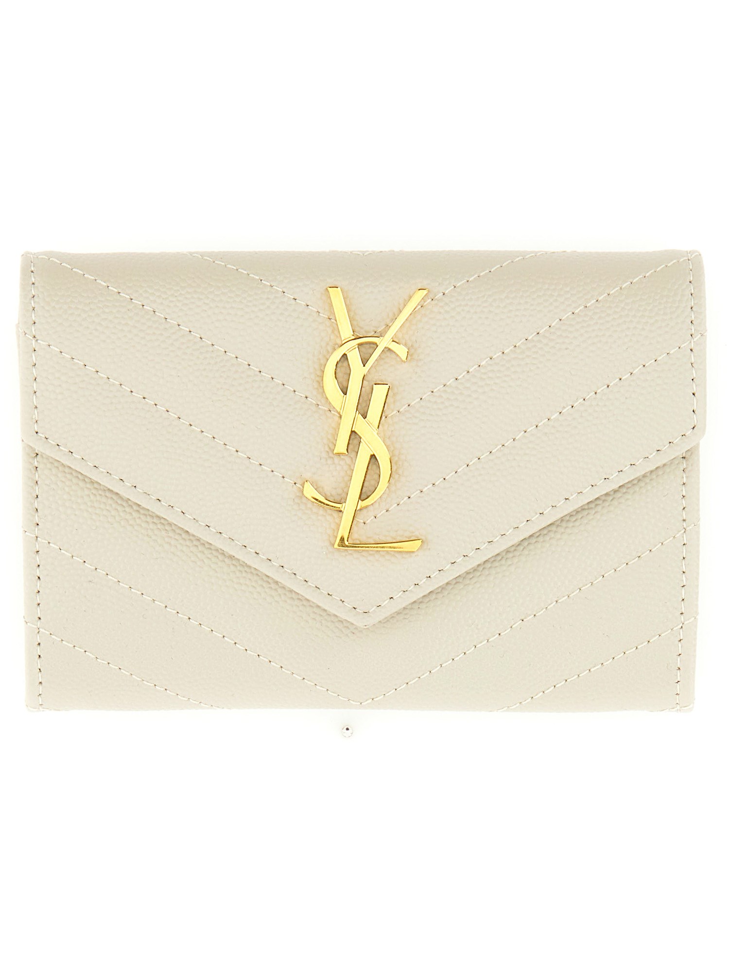 SAINT LAURENT WALLET "ENVELOPE MATELASSÉ SMALL CASSANDRE"