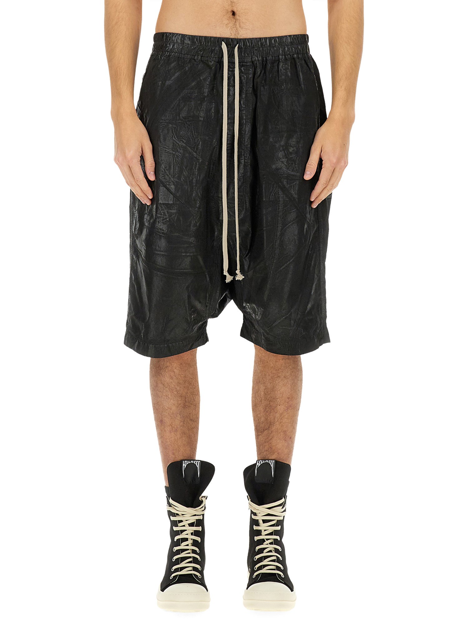 RICK OWENS DRKSHDW SHORT PODS DRAWSTRING 